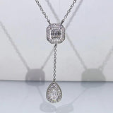 925 Silver Zircon Jewelry Set for Party and Birthday