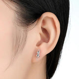 925 Silver Cat Necklace & Earrings Set for Women - Gift