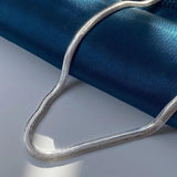925 Silver Snake Chain 6MM Necklace Men Women Wedding Jewelry