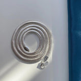 925 Silver Snake Chain 6MM Necklace Men Women Wedding Jewelry