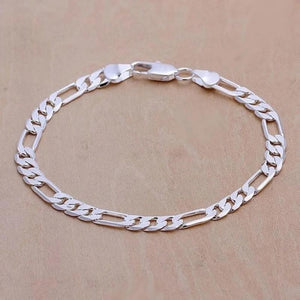 Noble 925 Sterling Silver 4MM Chain Set for Men Women - Xmas Charms Wedding