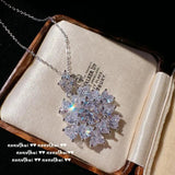 925 Silver Heart CZ Wedding Jewelry Set Ring Earrings Necklace