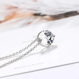 925 Silver Crystal Jewelry Set for Women Wedding Accessories