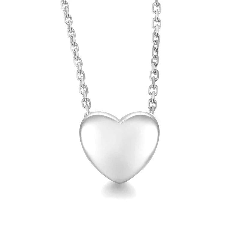 TrustDavis Girls 925 Silver Heart Necklace Daddy's Girl Daugther Birthday Gift