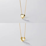 TrustDavis Girls 925 Silver Heart Necklace Daddy's Girl Daugther Birthday Gift