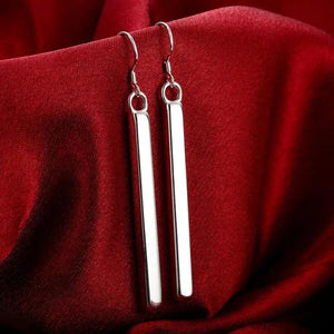 925 Silver High Necklace Earrings Set Christmas Gift