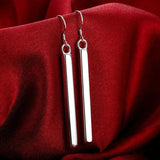 925 Silver High Necklace Earrings Set Christmas Gift