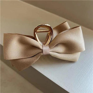 2022 Big Bow Satin Hair Claws Hair Clips Hairpin Women Accessories