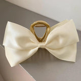 2022 Big Bow Satin Hair Claws Hair Clips Hairpin Women Accessories