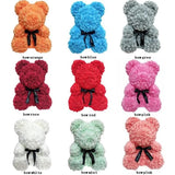 DIY Gift Teddy Bear of Roses Accessories Foam Flower Wedding Decoration