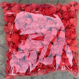DIY Gift Teddy Bear of Roses Accessories Foam Flower Wedding Decoration