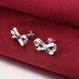 925 Sterling Silver Jewelry Set for Women Heart Pendant Bracelet Necklace Earrin