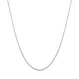 Sparkling Silver Clavicle Chain Necklace for Women