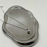 925 Sterling Silver Bead Snake Bone Chain Necklace for Women Girl