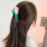 Geometric Animal Flower Cellulose Acetate Hair Claw Clips