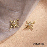 10pcs Star Pendant Charms for Diy Jewelry Making Earrings Necklace