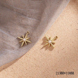 10pcs Star Pendant Charms for Diy Jewelry Making Earrings Necklace