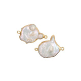 Adjustable Baroque Pearl Bracelet for Mom
