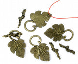 Vintage Toggle Clasps Bronze Charms DIY Jewelry Findings