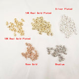 15Pcs 18K Real Plated Lobster Claw Clasps Hooks for DIY Jewelry