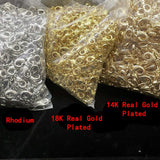 15Pcs 18K Real Plated Lobster Claw Clasps Hooks for DIY Jewelry