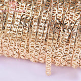 1m 5x8MM 24K Brass Necklace Chains DIY Jewelry Findings