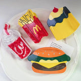 Hamburg French Fries Acetate Hair Claw Clips