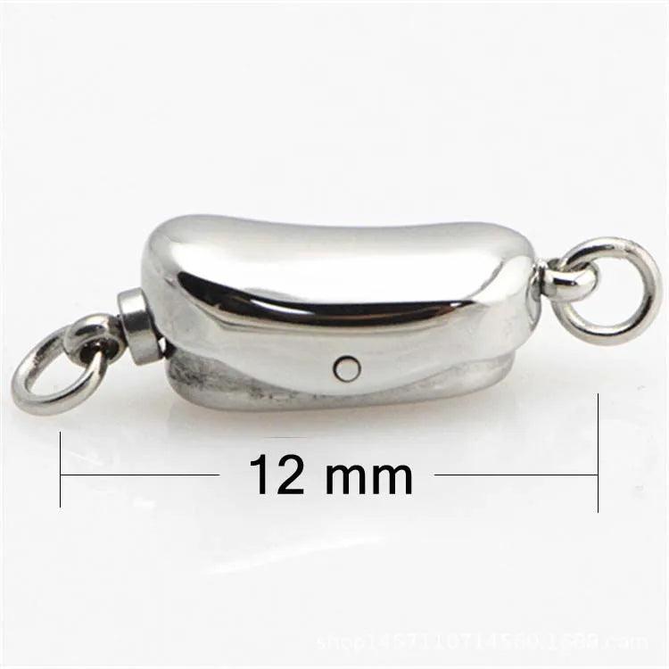 925 Sterling Silver Bean Buckle Clasps Claw Jewelry Making Findings