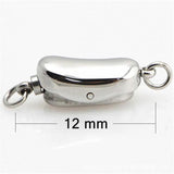 925 Sterling Silver Bean Buckle Clasps Claw Jewelry Making Findings
