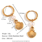 Natural Freshwater Pearl Shell Pendant Necklace Women High-quality Jewelry