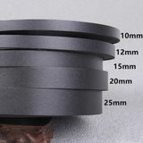 2 Meters 10-25MM Black Faux Leather Cord Necklace Bracelet DIY Bag Finding
