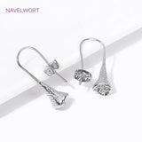 18K Plated French Trumpet Earring Hooks for DIY Women Jewelry Making