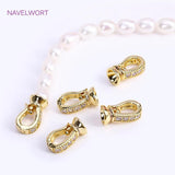 18K Plated Brass Fastener Connectors for Bracelet DIY Jewelry Making