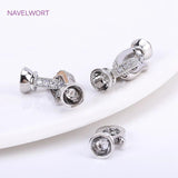18K Plated Brass Fastener Connectors for Bracelet DIY Jewelry Making