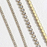 1M Stainless Steel Crystal Rhinestone Chain Sew-On Glue-On Trim Cup Chains