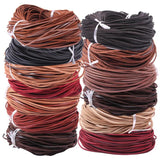 5m Flat Leather Cord Thread 3mm Brown DIY Bracelet Necklace Jewelry Making