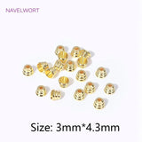 18K Plated Brass Small Bead Caps Cone Tassel Cap DIY Jewelry Making
