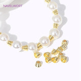 18K Plated Brass Small Bead Caps Cone Tassel Cap DIY Jewelry Making