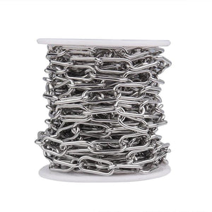 Stainless Steel Paperclip Chain for Jewelry Making