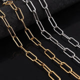 Stainless Steel Paperclip Chain for Jewelry Making