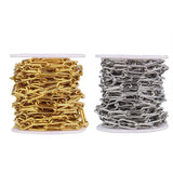 Stainless Steel Paperclip Chain for Jewelry Making