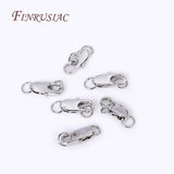 18K Plated Lobster Clasp with 2 Rings for DIY Jewelry