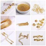 18K Plated Lobster Clasp with 2 Rings for DIY Jewelry