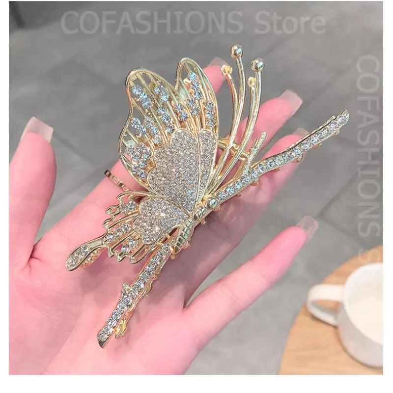 Vintage Diamond Pearl Hair Clip Hair Accessories
