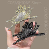 Vintage Diamond Pearl Hair Clip Hair Accessories