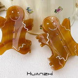 Acetic Acid Hair Claws Acrylic Shark Clip for Women Girl
