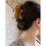 Acetic Acid Hair Claws Acrylic Shark Clip for Women Girl
