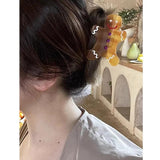 Acetic Acid Hair Claws Acrylic Shark Clip for Women Girl