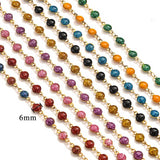 Stainless Steel Colorful Enamel Chain for Jewelry Making DIY