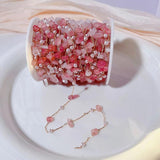 1M Crystal Irregular Stone Chains for DIY Jewelry Making
